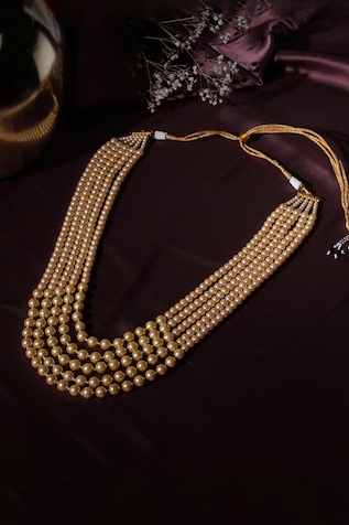 Ruby Raang Beaded Layered Necklace