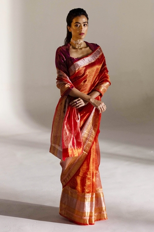 Mimamsaa Carina Tissue Silk Saree