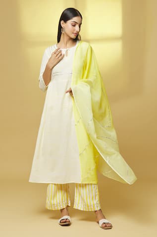 Printed Straight Kurta Set For Kids