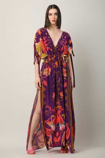 Limerick By Abirr N' Nanki Lily Floral Print Kaftan 