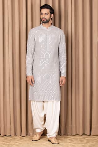 Imran Mirror Embroidered Kurta Set 