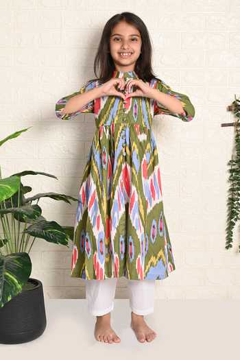 THE COTTON STAPLE Orla Front Open Kurta With Pant 