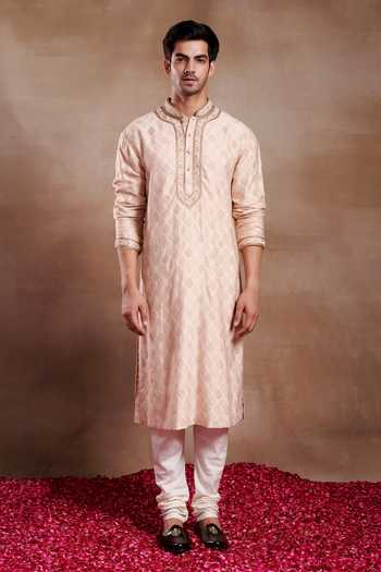 SHASHA GABA Sangram Zari Hand Embroidered Kurta 