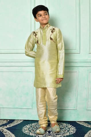 Embroidered Straight Kurta Set 