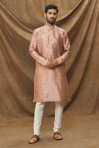 Botanical Print Kurta Set 