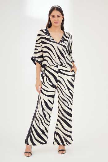 Nikasha Animal Print Top & Pant Set 