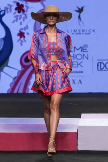 Limerick By Abirr N' Nanki Jace Printed Skirt 
