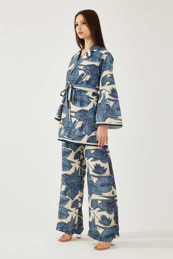Koai Floral Print Flared Pant 