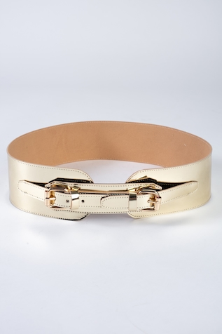 Luxury Brand Designer Women Wide Belt Black Leather Waist Belt Fashion Gold Buckle Belts for Jeans