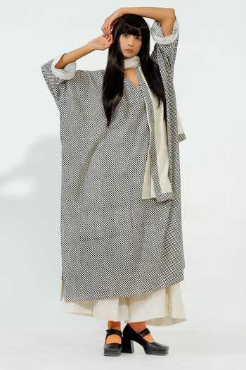 Stoique Polka Dot Woven Dress 