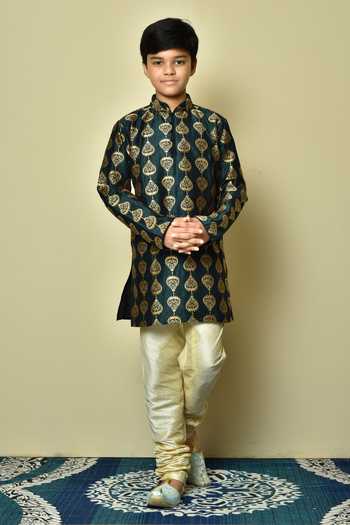 Petite Pomme Thread Embroidered Kurta 