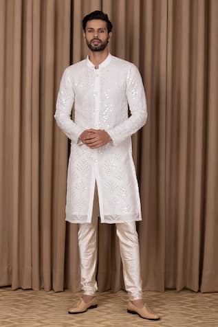 Rashid Mirror Embroidered Kurta Set 