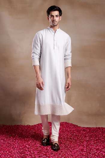 SHASHA GABA Kuvam Embroidered Border Kurta 