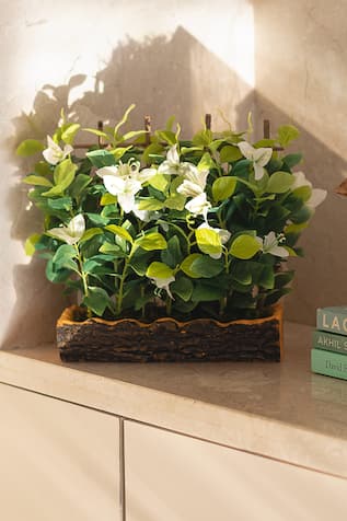 Artificial Bougainvillea White Bonsai Plant 
