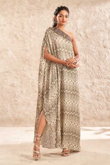 Aditi Somani One Shoulder Gown 
