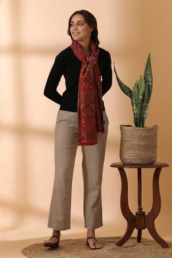 Shingora Wool Woven Pattern Shawl 