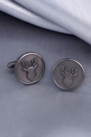 Cosa Nostraa Imperial Stag Craved Cufflinks