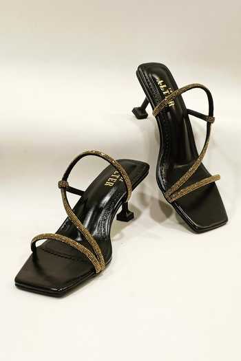The Alter Roxie T-Shaped Strappy Stiletto Heels 