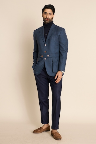 Gargee Designers Cargo Pocket Tweed Blazer