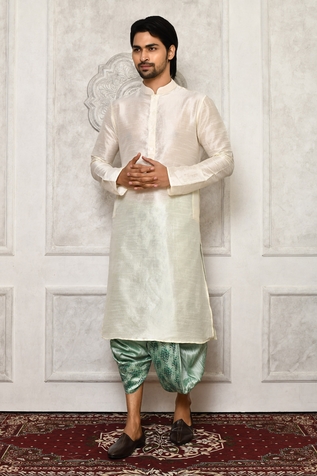 Nazaakat by Samara Singh Abstract Pattern Printed Dhoti Pant Kurta Set