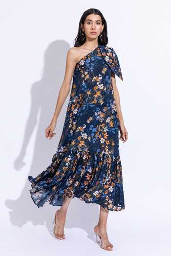 Aroop Shop India Keke Lupine Print Dress 