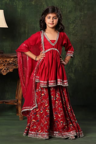 Latest baby girl outlet kurta design