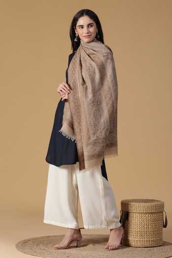 Shingora Paisley & Floral Woven Stole 