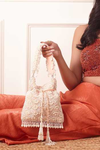 FOREVER NOOR Paisley Handcrafted Potli Bag 