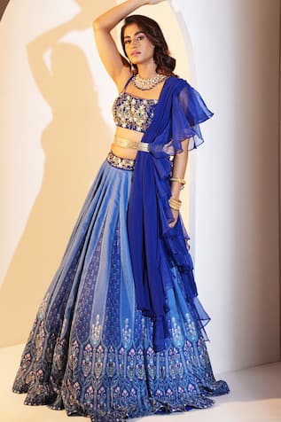 Rashika Sharma Trisha Floral Print Lehenga Set 