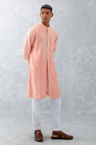 Placement Embroidered Kurta & Pant Set 