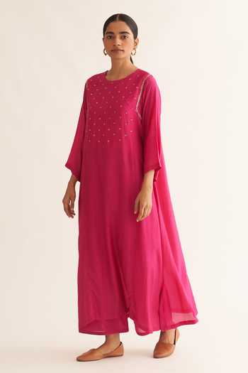 Dot Hand Embroidered Kurta & Pant Set 