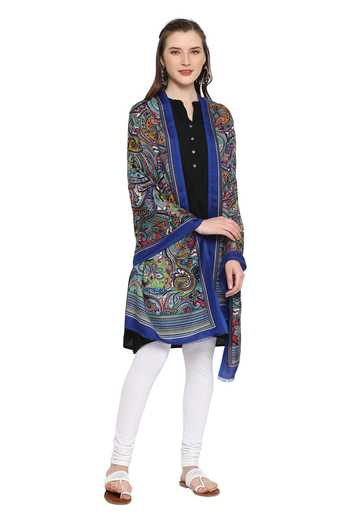 Shingora Floral Vintage Print Stole 