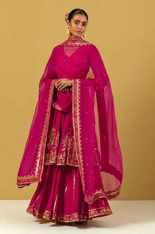 Ikshita Choudhary Hand Embroidered Sharara