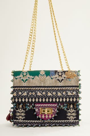 Asahi Japanese Floral Print Sling Bag 