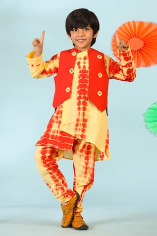 Shibori Bandhani Kurta Set 