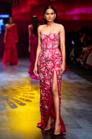 Nachiket Barve Moonflower Corset Gown 