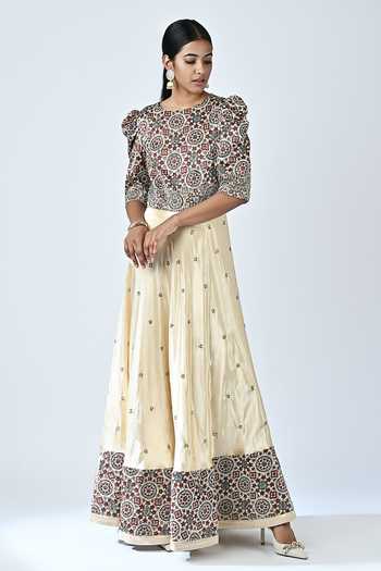 Sejal Kamdar Ajrakh Print Anarkali 