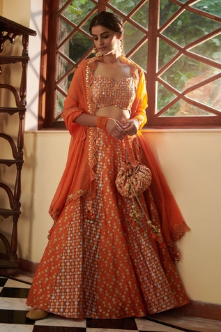 Seema Nanda Noor Printed Lehenga Set