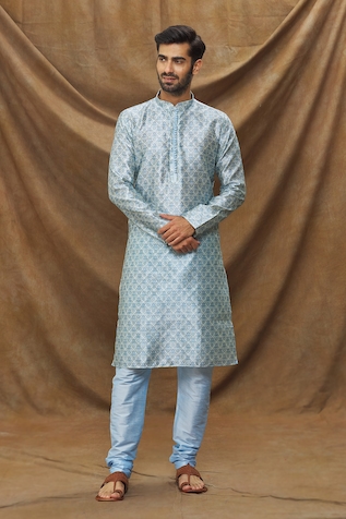 Samyukta Singhania Mughal Pattern Kurta & Churidar Set