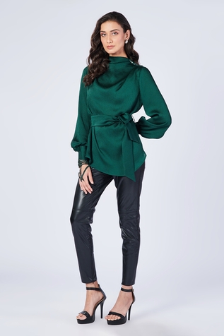 S&N by Shantnu Nikhil Bishop Sleeve Top