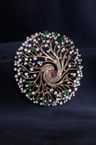 Cosa Nostraa Tree Of Life Brooch