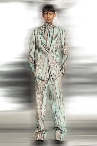 Coast Print Jacket & Trouser Set 