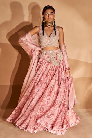Bhumika Sharma Bahaar Print Lehenga Set 