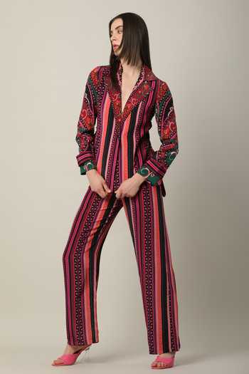 Limerick By Abirr N' Nanki Niro Stripe Print Jacket 