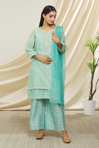 Peenacolada Straight Kurta Printed Pant Set