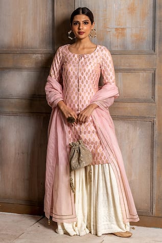 Sharara Suits - Buy Exclusive Sharara Dress Sets for Girls at Indya Luxe