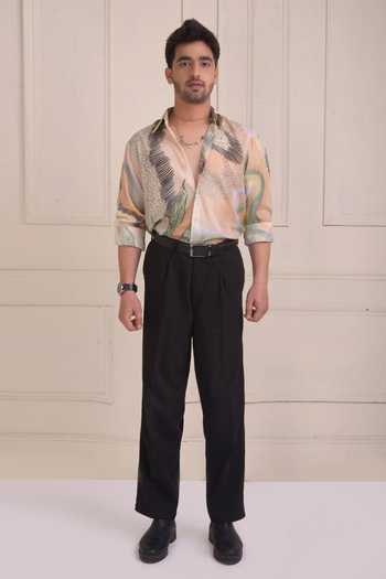 Shwetanga Abstract Print Shirt 