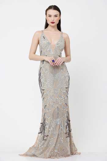 Ambrosia Hand Embellished Gown 