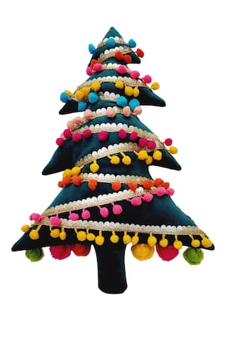 Christmas Tree Shaped Cushion Cover 