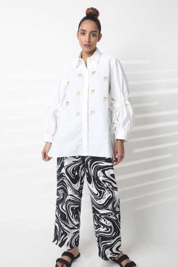Studio Moda India Zephyrus Puff Sleeve Shirt 